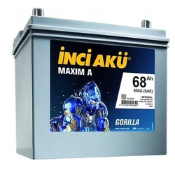 12V 68Ah İnci Akü Maxim A Gorilla